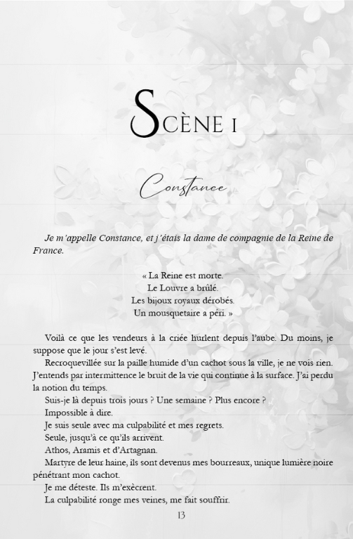 Exemple de mise en page artistique de roman avec un design éditorial créatif et expressif