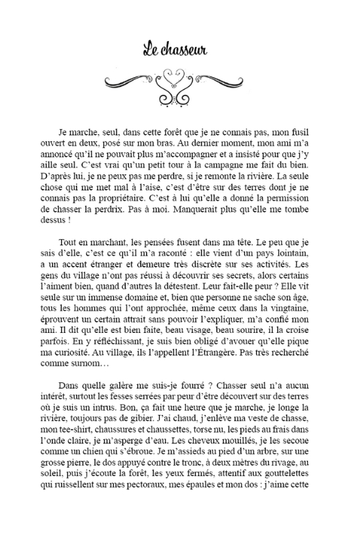 Exemple de mise en page de roman en édition fluide, avec design éditorial simple et lisible pour un confort de lecture
